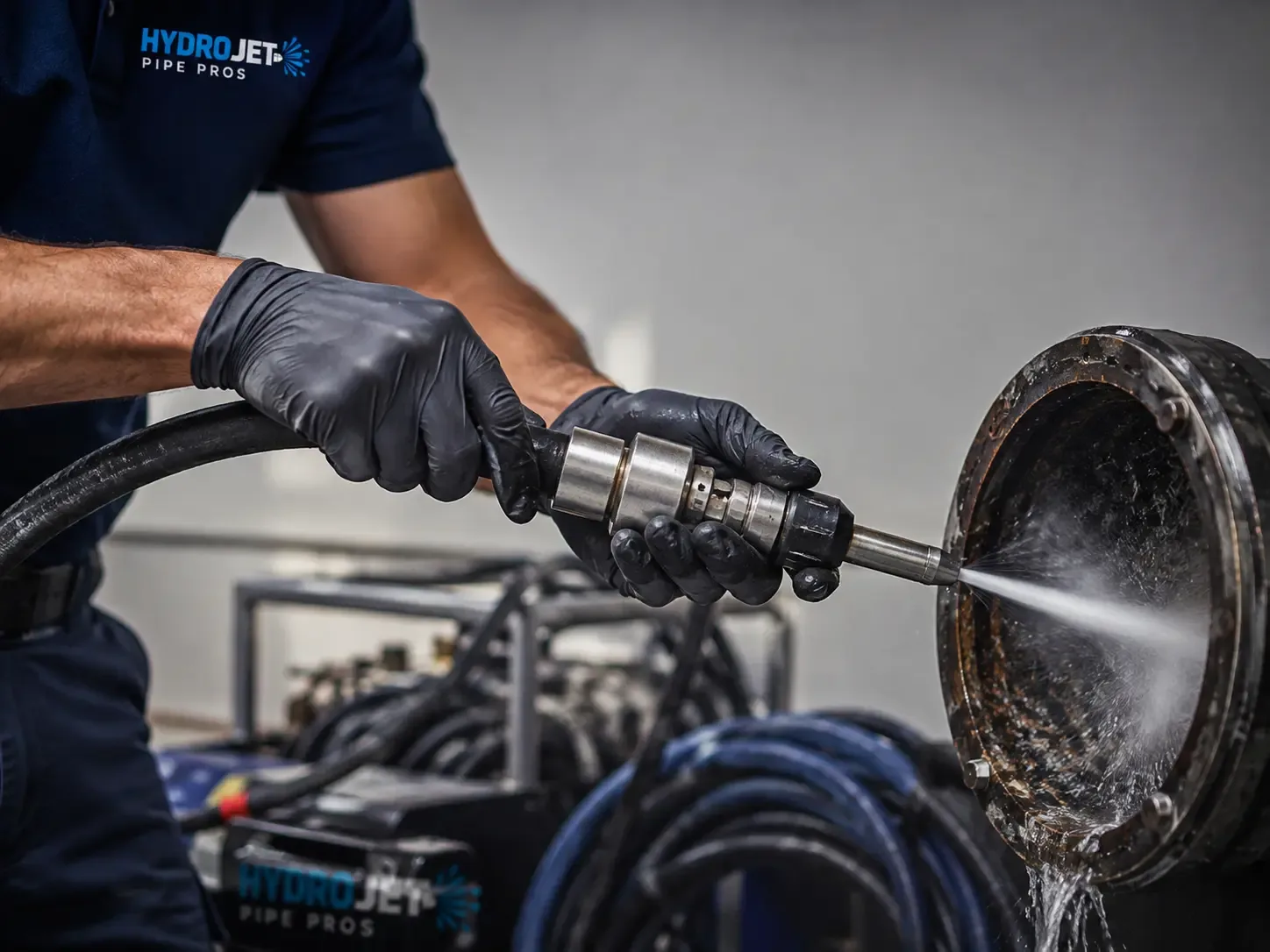 Hydro Jet Pipe Descaling in Newman Lake, WA